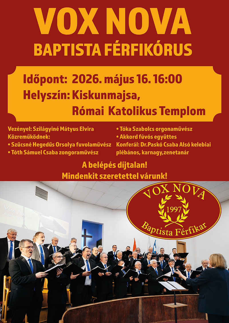 Vox Nova kórus Kiskunmajsa